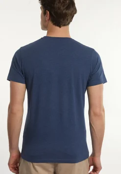Hot River Woods Custom fit basic pima katoen T-shirt moonlight mix -