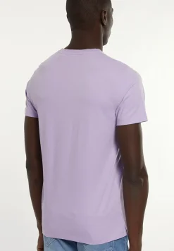 Fashion River Woods Custom fit basic pima katoen T-shirt lavender -