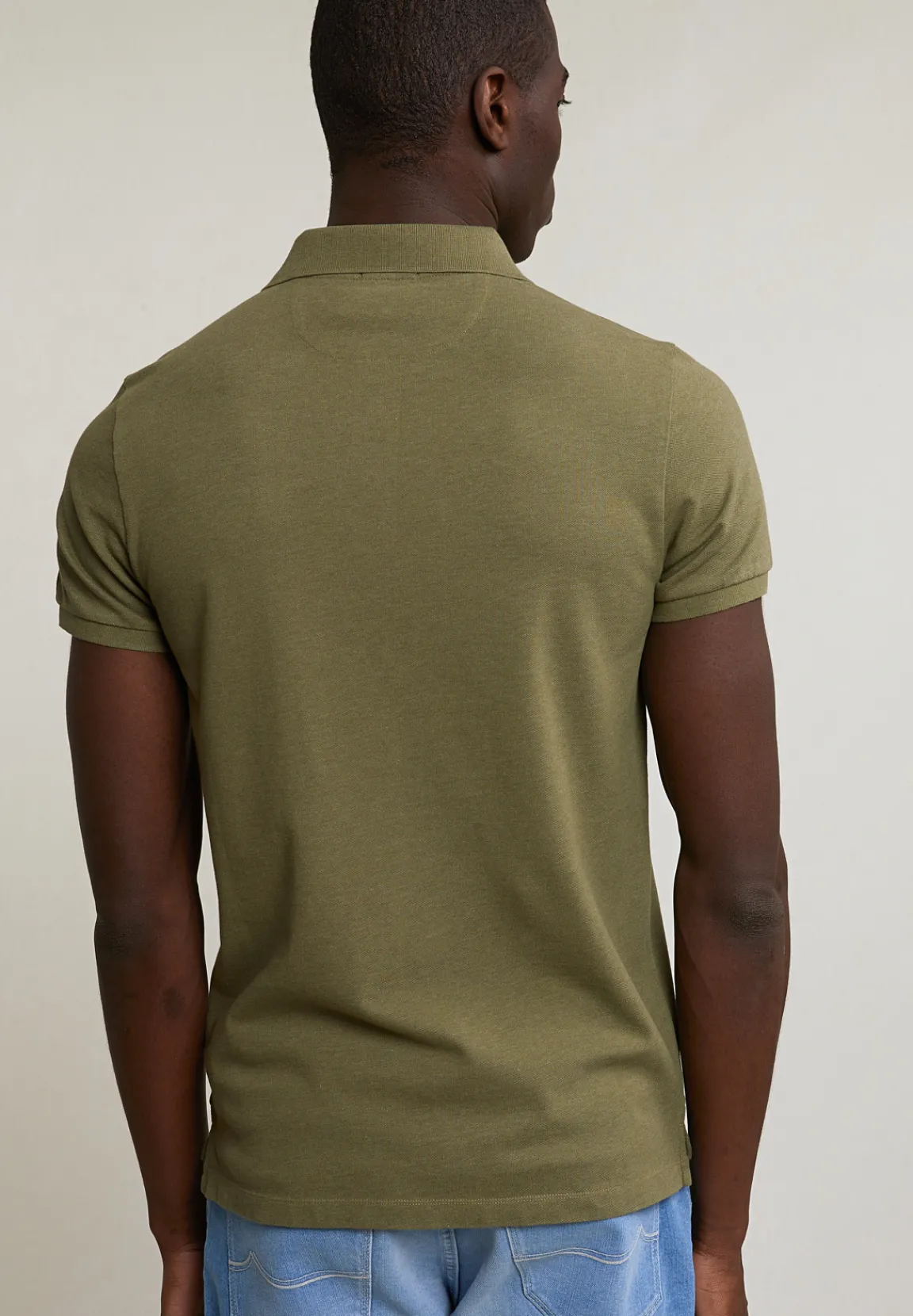 Fashion River Woods Custom fit basic pima katoen polo jeep mix -