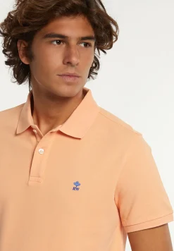 Sale River Woods Custom fit basic pima katoen polo mandarin -