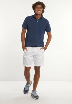 Discount River Woods Custom fit basic pima katoen polo moonlight mix -