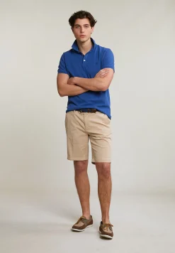 Clearance River Woods Custom fit basic pima katoen polo hamptons blue -