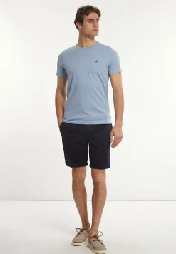 Sale River Woods Custom fit basic pima katoen T-shirt soft frost mix -