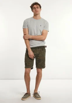 Hot River Woods Custom fit basic pima katoen T-shirt lt grey mix -