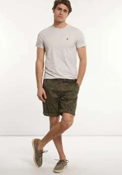 Best River Woods Custom fit basic pima katoen T-shirt linen mix -