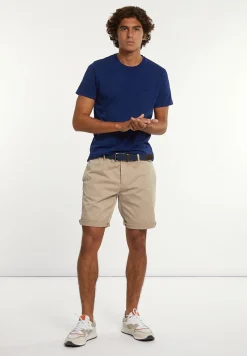 Hot River Woods Custom fit basic pima katoen T-shirt indigo -