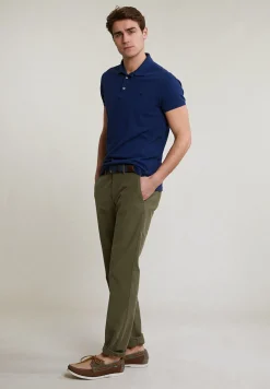 Clearance River Woods Custom fit basic pima katoen polo saphire mix -