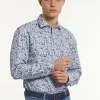 Hot River Woods Custom fit comfort stretch fantasiehemd multicolor -