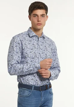 Hot River Woods Custom fit comfort stretch fantasiehemd multicolor -