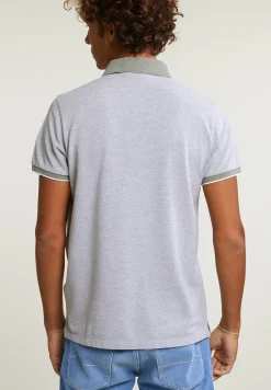 Online River Woods Custom fit fancy katoenen polo lt safari mix -
