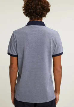 Hot River Woods Custom fit fancy katoenen polo blauw -