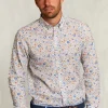Discount River Woods Custom fit gebloemd hemd multi -
