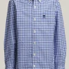 Best River Woods Custom fit geruit hemd met zak multi -