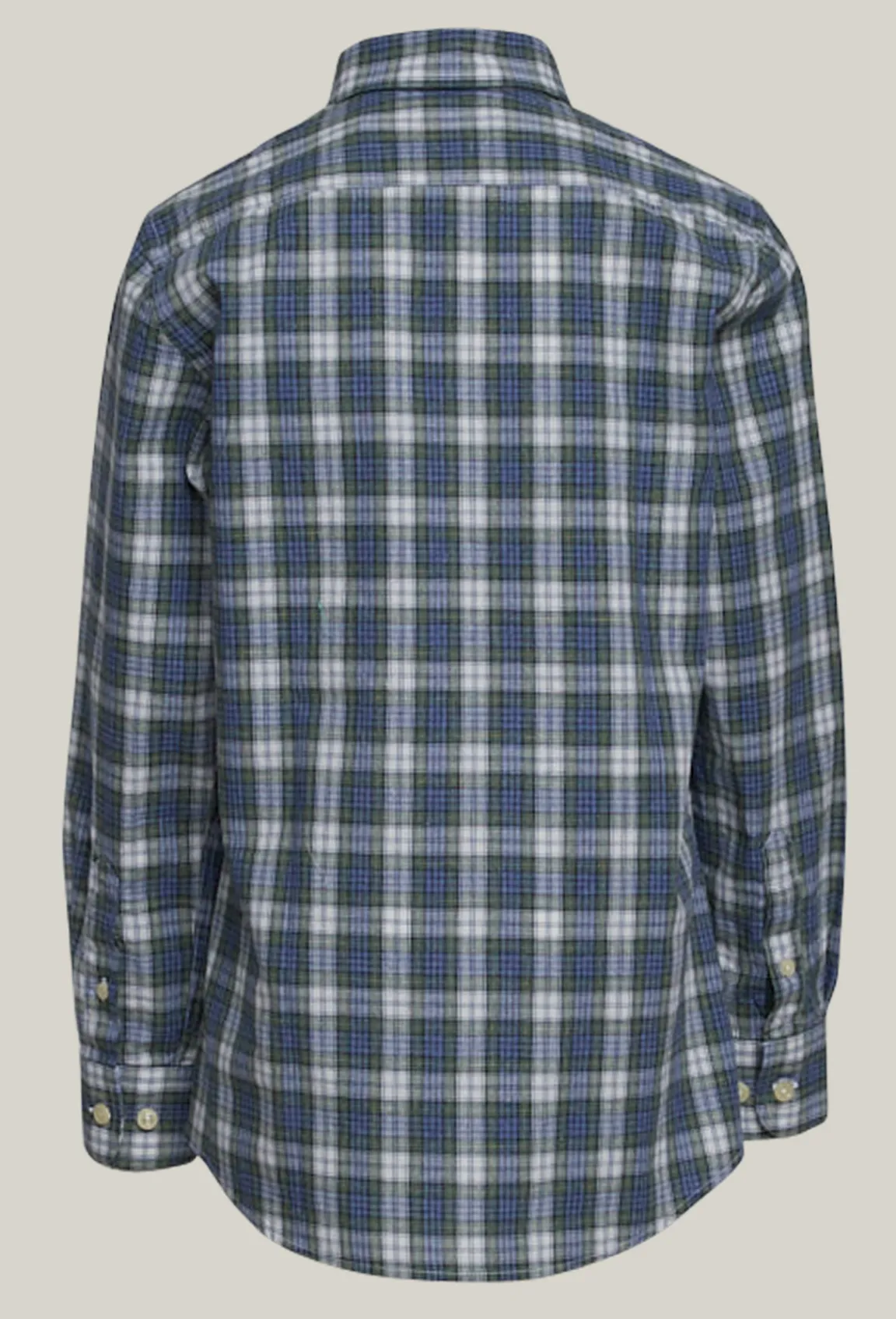 Sale River Woods Custom fit geruit hemd met tzak multi -