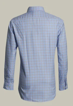 Outlet River Woods Custom fit geruit hemd met zak multi -