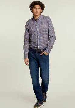 Discount River Woods Custom fit geruit hemd multi -