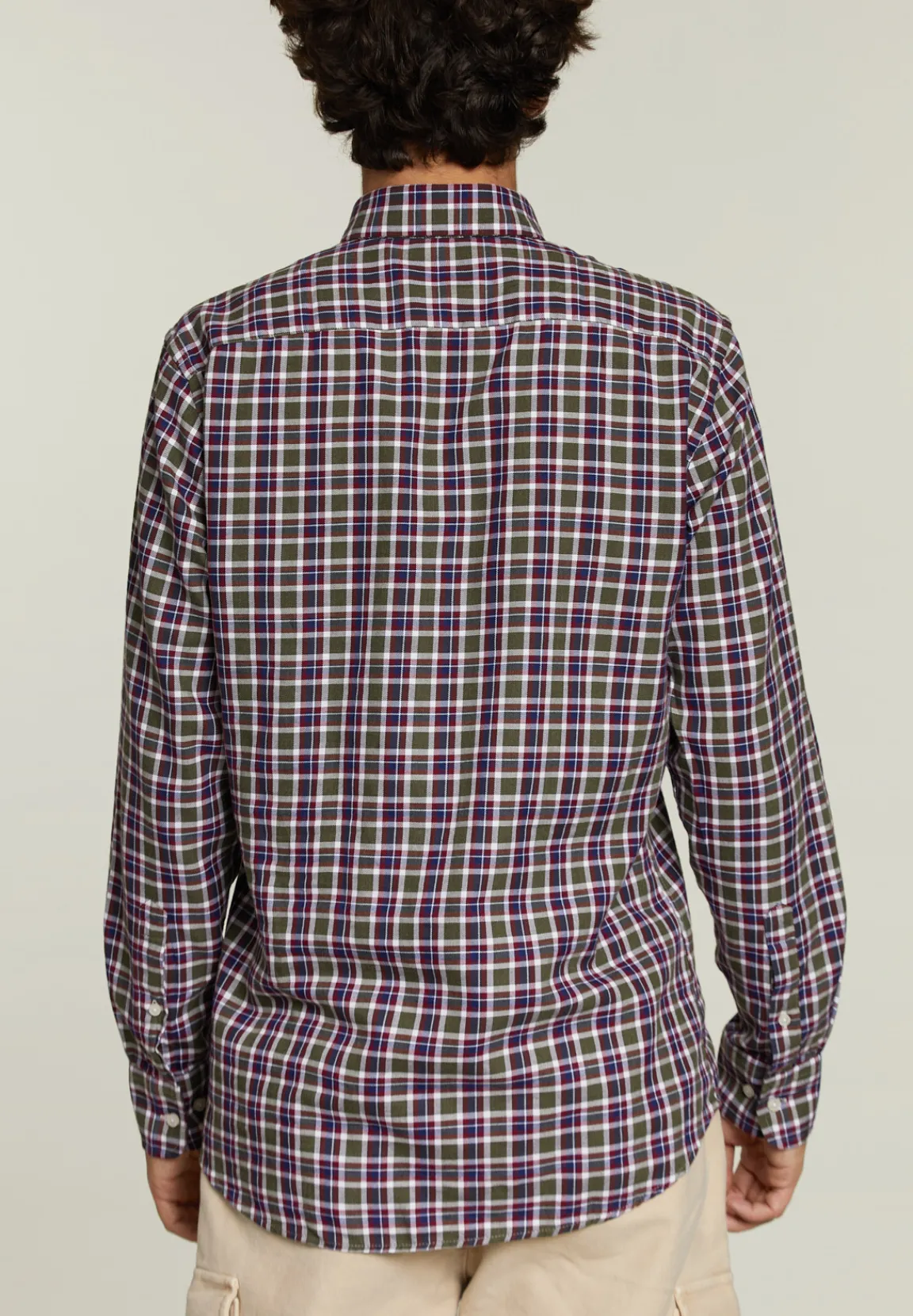 New River Woods Custom fit geruit hemd multi -