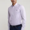 Clearance River Woods Custom fit geruit hemd rood/blauw -