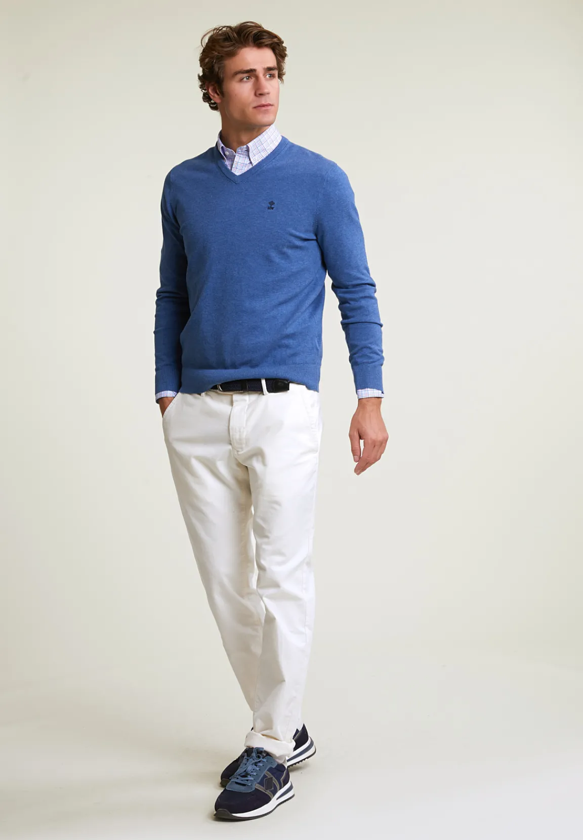 Discount River Woods Custom fit geruit hemd rood/blauw -