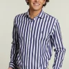 Discount River Woods Custom fit gestreept hemd multi -