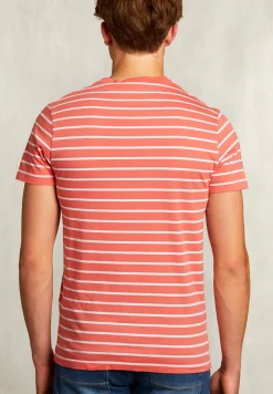Outlet River Woods Custom fit gestreepte T-shirt bellini -