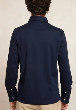 Fashion River Woods Custom fit interlock polo navy -