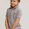 Clearance River Woods Custom fit katoenen basic stretch polo wood mix -