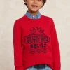 Online River Woods Custom fit katoenen fantasietrui ronde hals harvard red -