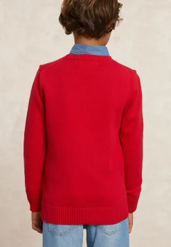 Online River Woods Custom fit katoenen fantasietrui ronde hals harvard red -