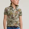 Sale River Woods Custom fit katoenen gebloemde polo lt safari mix -