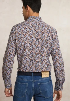 Outlet River Woods Custom fit katoenen gebloemd hemd multi -