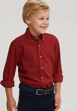 New River Woods Custom fit katoenen hemd red maple -