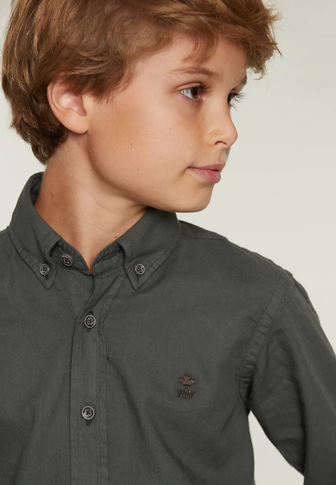 Online River Woods Custom fit katoenen hemd sporty -
