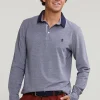 Best River Woods Custom fit katoenen polo navy -