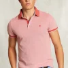 Hot River Woods Custom fit katoenen polo dark cosmpolitan mix -