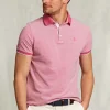 Discount River Woods Custom fit katoenen polo amaranth -