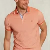 Clearance River Woods Custom fit katoenen polo serengiti mix -