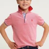 Clearance River Woods Custom fit katoenen polo stanford red -