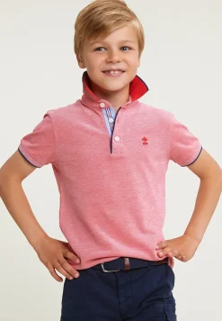 Clearance River Woods Custom fit katoenen polo stanford red -