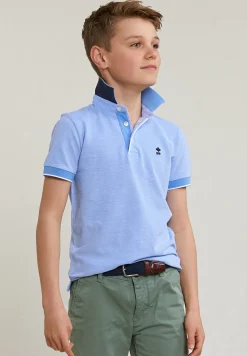 Clearance River Woods Custom fit katoenen polo korte mouwen lake -