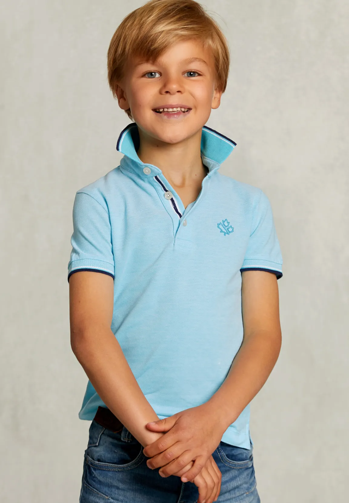 Sale River Woods Custom fit katoenen polo bora bora -