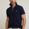 Sale River Woods Custom fit katoenen polo navy -