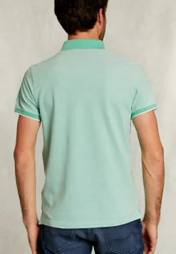 Hot River Woods Custom fit katoenen polo citrus mix -