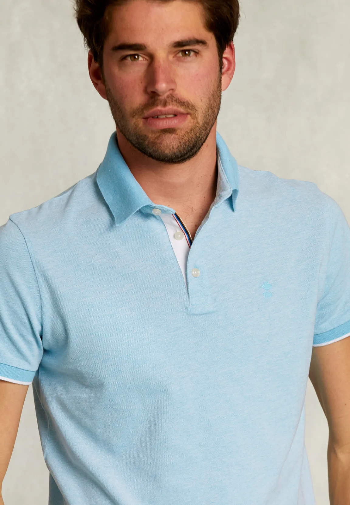 Fashion River Woods Custom fit katoenen polo bora bora mix -