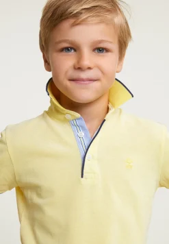 Outlet River Woods Custom fit katoenen polo lemonade -
