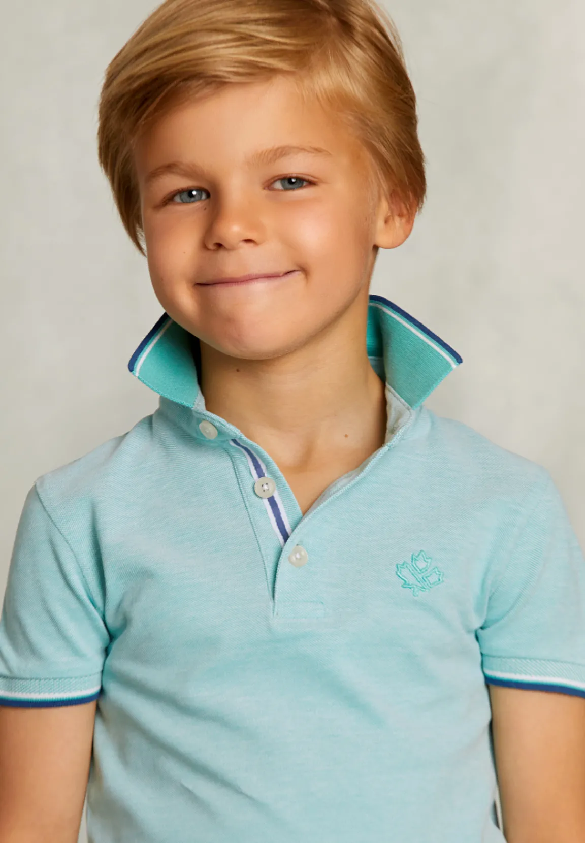 Fashion River Woods Custom fit katoenen polo munt -