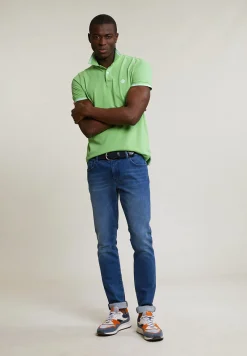 New River Woods Custom fit katoenen polo breadfruit -