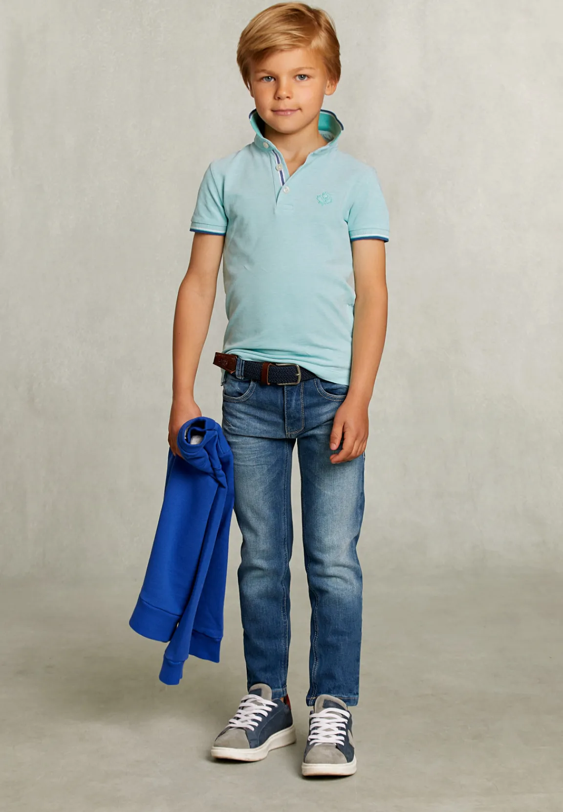 Fashion River Woods Custom fit katoenen polo munt -