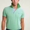 Sale River Woods Custom fit katoenen stretch polo breadfruit -