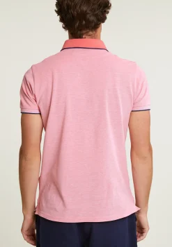 Sale River Woods Custom fit katoenen stretch polo lt sunset -
